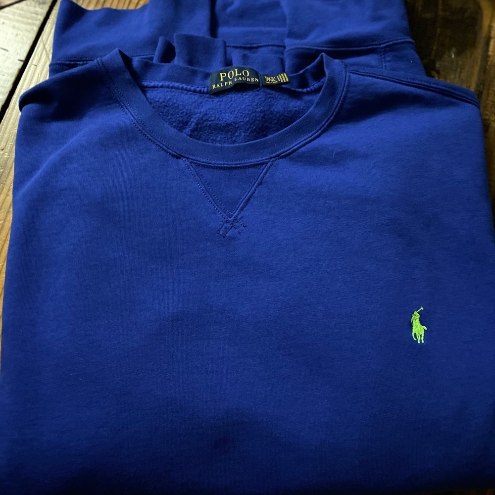 Men’s big and tall Polo sweatshirt